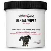 Well & Good Dog Dental Wipes, Pack of 100 wipes